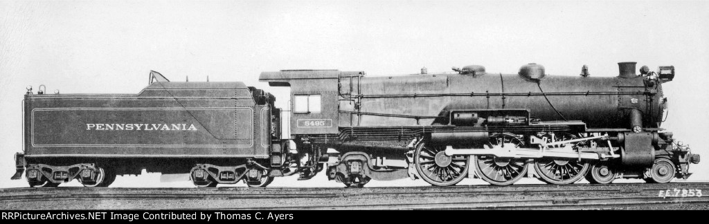 PRR 5495, K-4S, c. 1928